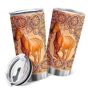 Western Wild Horses 20oz Stainless Steel Tumbler